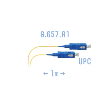 Шнур монтажный оптический SC/UPC SM G.657.A1 1 метр